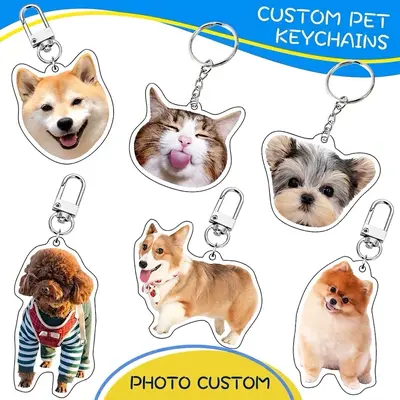 Acrylic Pet Keychain